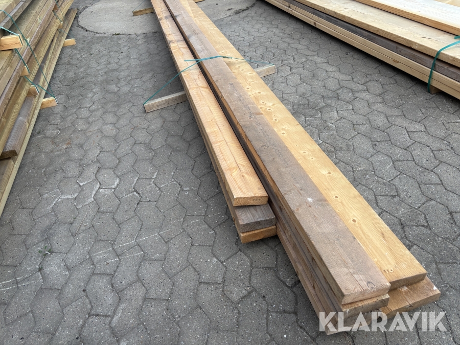 Spærtræ 45 x 147 mm og 45 x 195 mm, 9 Styk