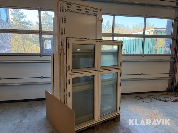 Blandet vinduer og døre 6 styk