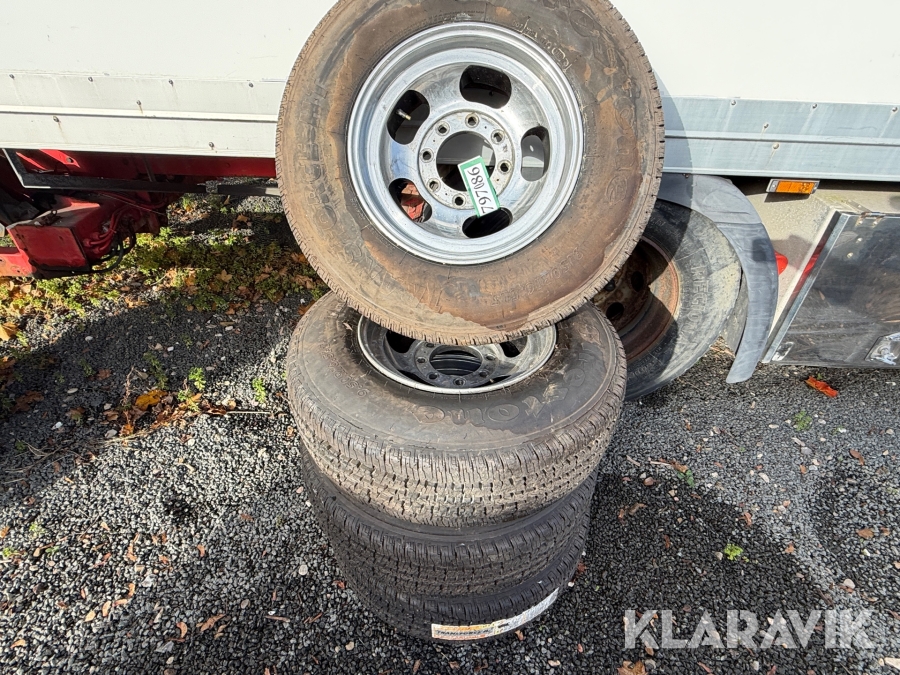 Dæk og fælge Firestone Chevy Van 4 styk