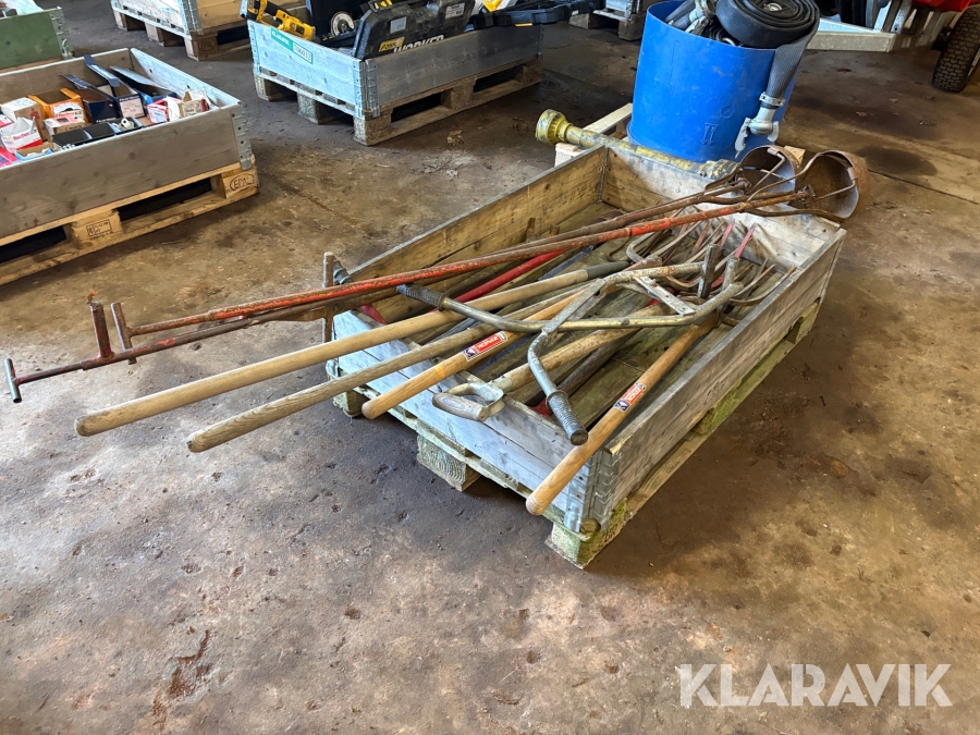 Diverse redskaber - 2 paller