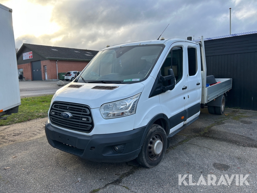 Ladbil dobbeltkabine Ford Transit 2.2 TDCI