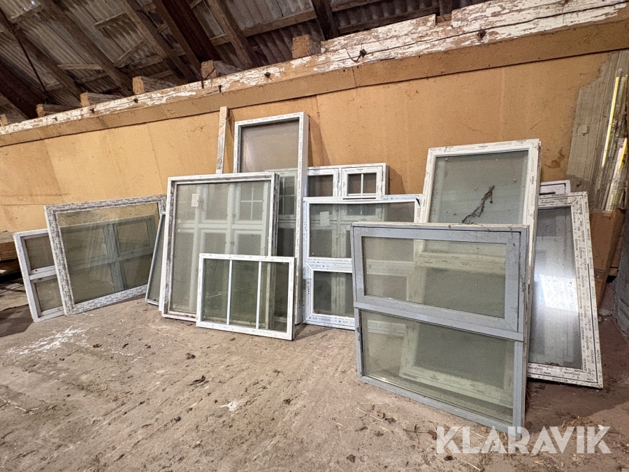 Plast vinduer - blandet