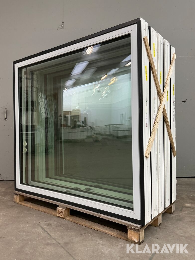 10 stk Topstyret energivindue med 3-lagsglas
