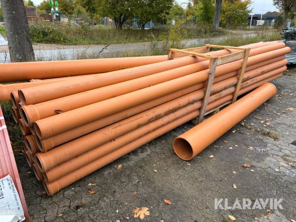 Assorterede kloak og afløbsrør -  34 dele