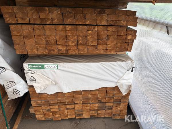 Varmebehandlet trælægte Frøslev Thermowood 324 stk