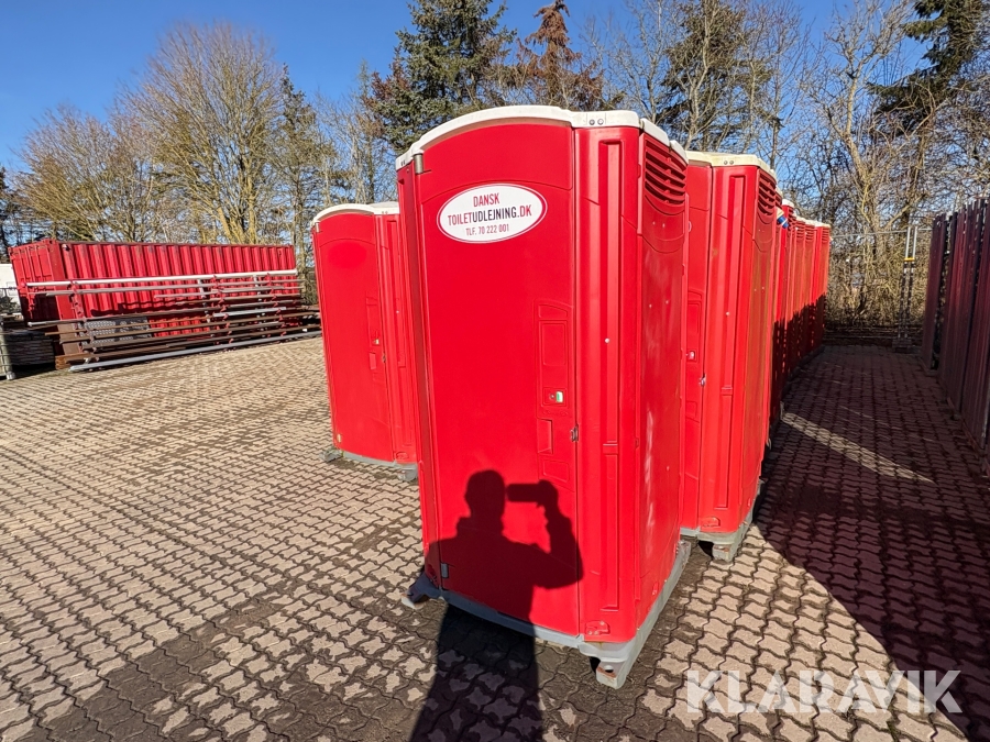 Toiletkabiner 6 styk