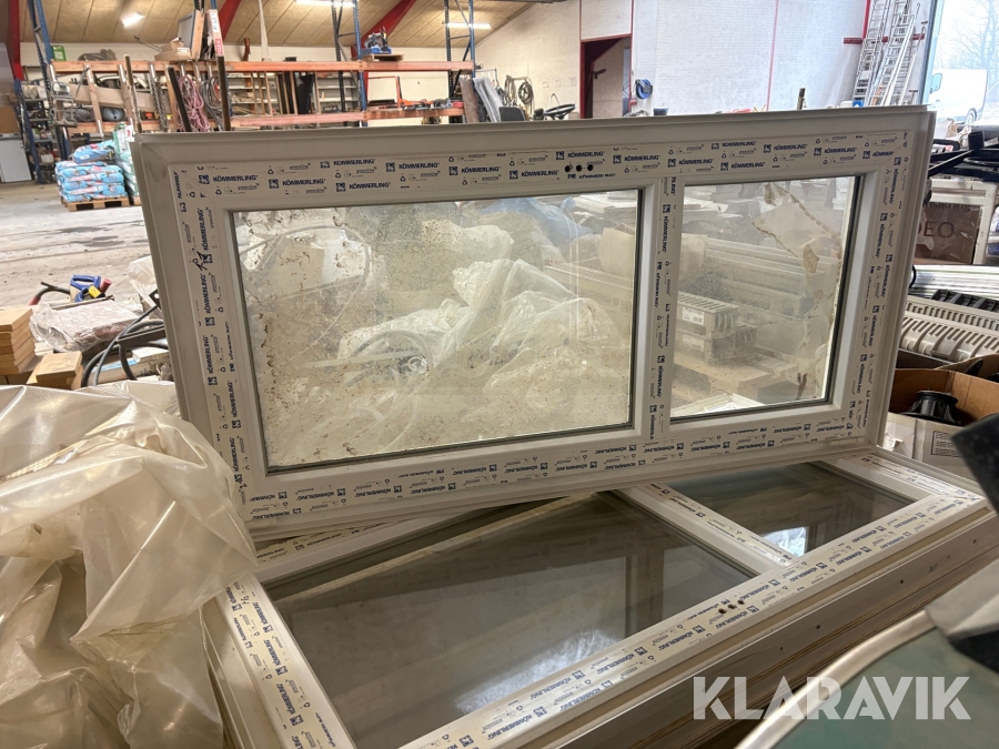 Plast Vinduer Kömmerling - 4 styks