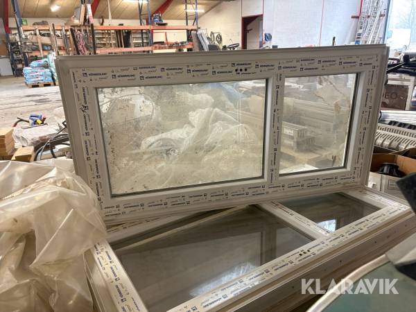 Plast Vinduer Kömmerling - 4 styks