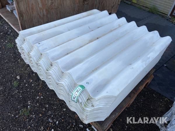 Tagplader - blandet lot - 4 paller