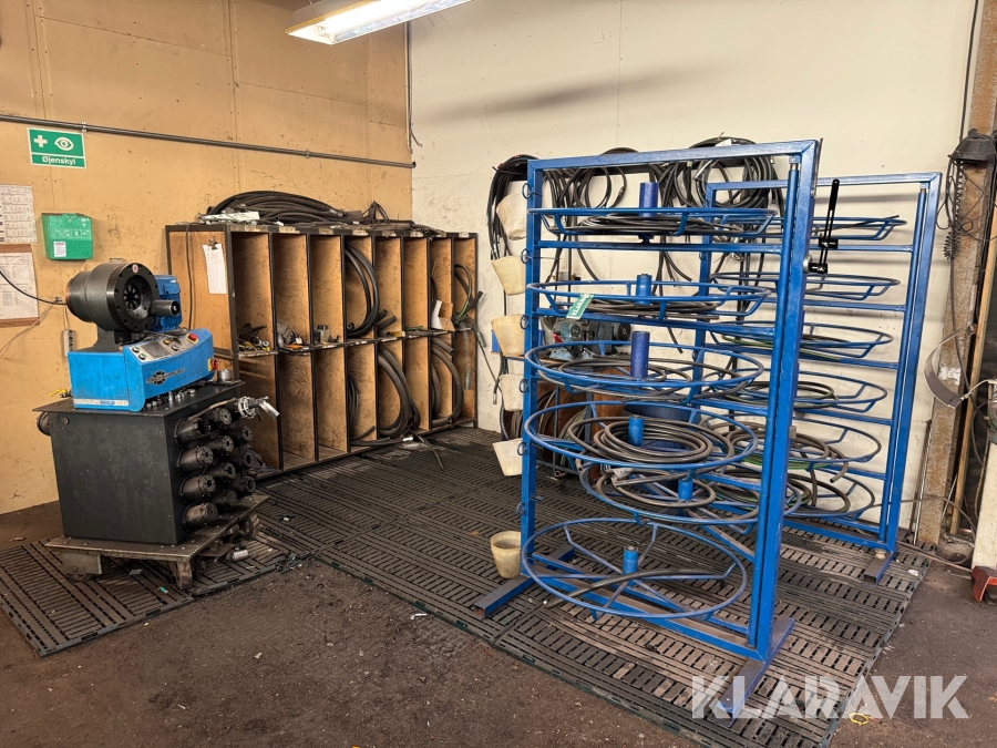 Komplet hydraulik værksted