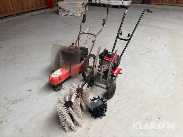 Fræser og hegnsklipper Honda og vector FZCZ 2000 og XL/C 2 maskiner
