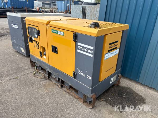 Generator Atlas Copco QAS 20