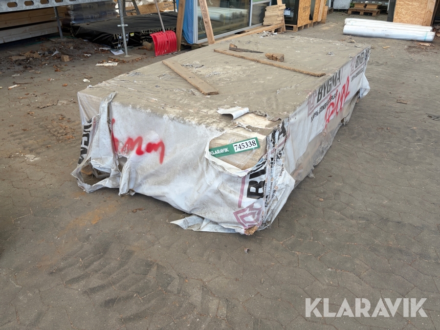 Cementspånplader 32 stk på palle