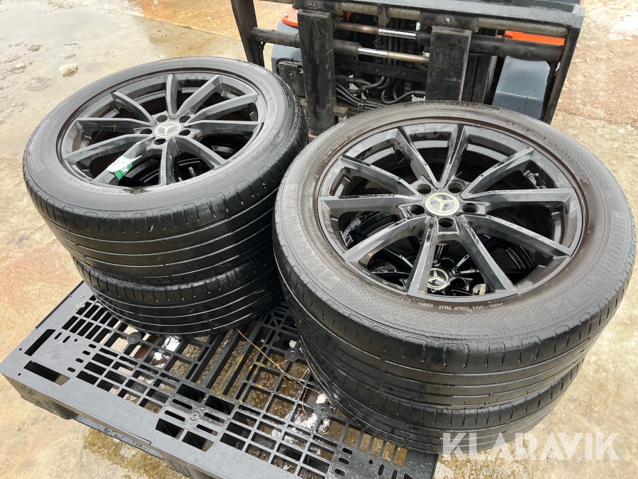 Alufælge med dæk 255/50R19 - 5x112 4 styk 