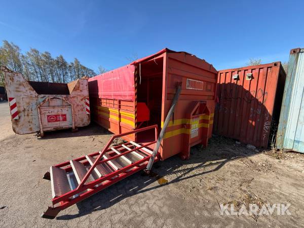 Container studentervogn festcontainer