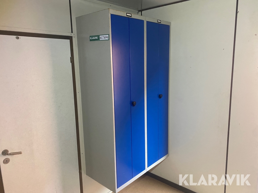 Dobbelt omklædningsskabe Blika 2stk