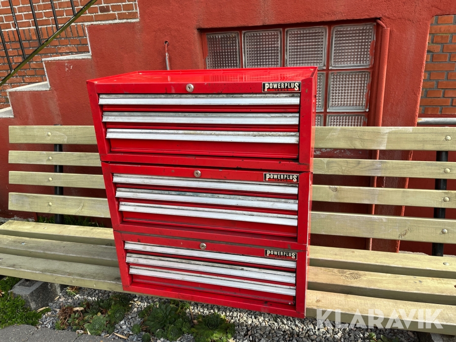 Værktøjsskuffer 3 styk Powerplus tools