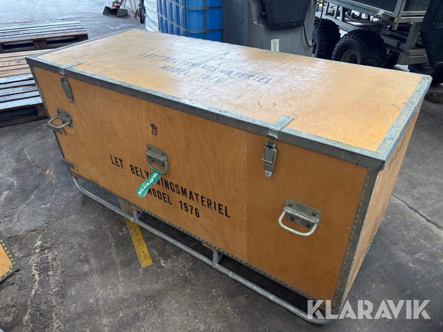 Transportkasse med benzindrevet generator Knurz-Kirsch E2BA 2 kW, 1 styk