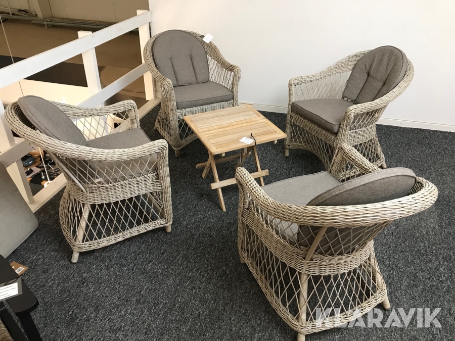 Havemøbler - stole + bord Brafab Kamomille