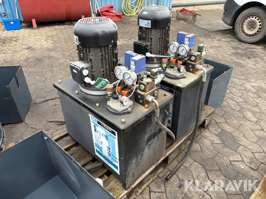 Hydraulikstation P. Lindberg 2 styk