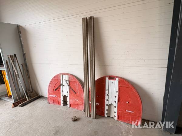 Skæringskærme samt foringskinner til vægsav Hilti Ds-bgf12 / ds-bg12 Ø1200