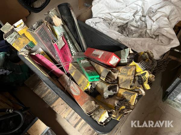 Svejseelektroder ca. 20 pakker blandet