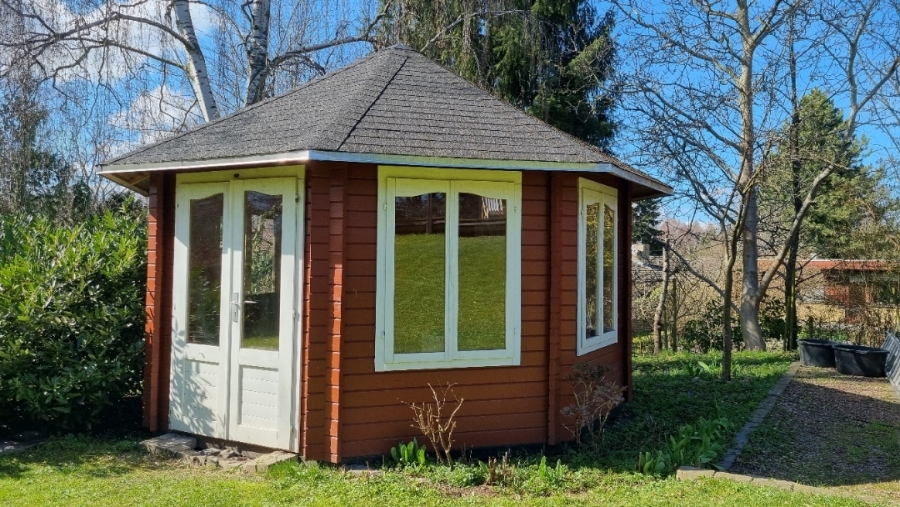 Træ pavillon - til nedtagning