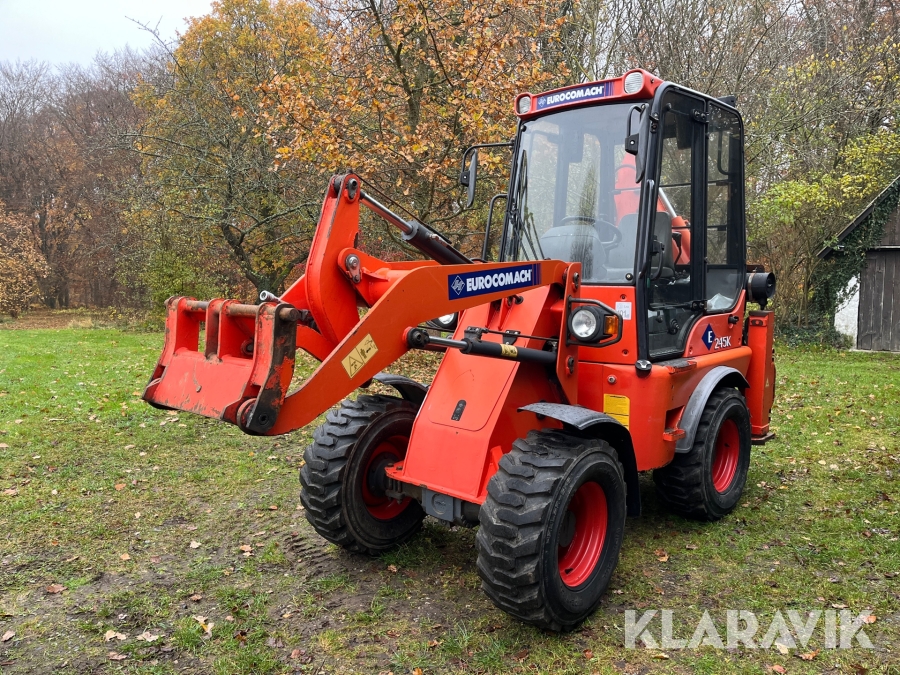Rendegraver Eurocomach E245K 4x4 knækstyret med 4 skovle