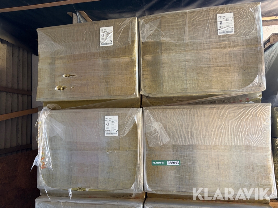 Tagisolering Rockwool Toprock System 28,8m2