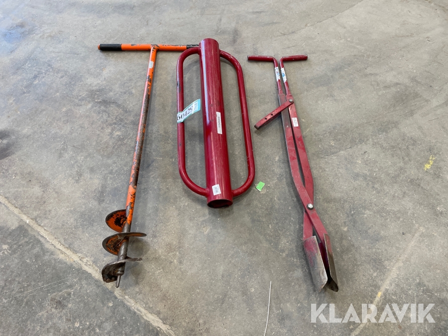 Pælebro/pælehammer/hulspade