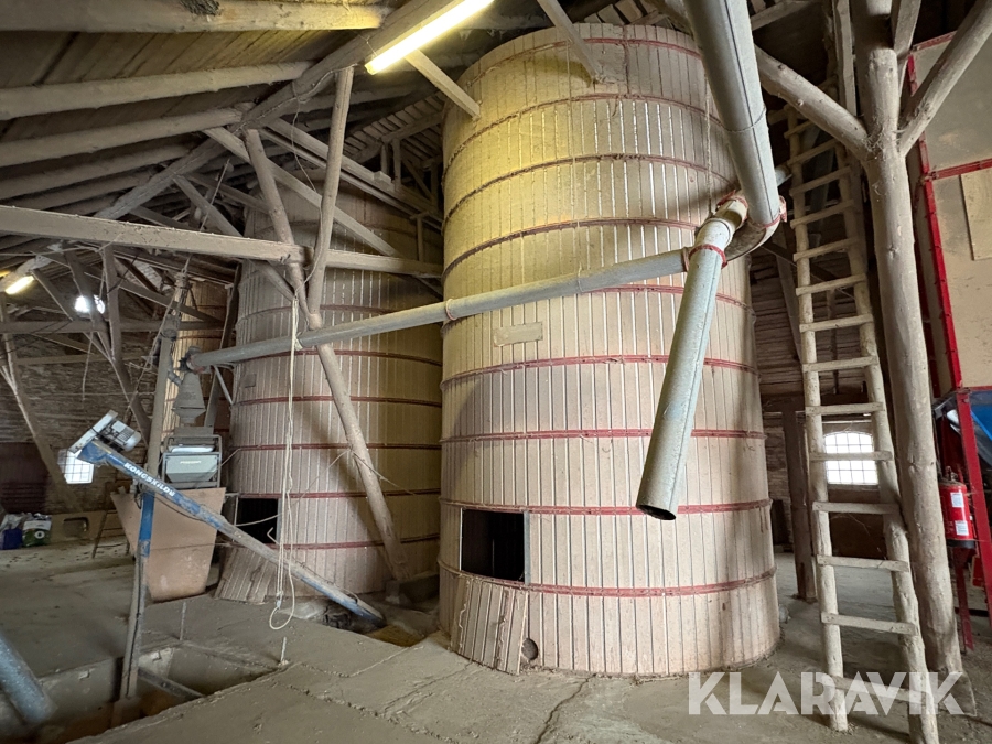 Tørre og beluftningssiloer Kongskilde 6 styk.