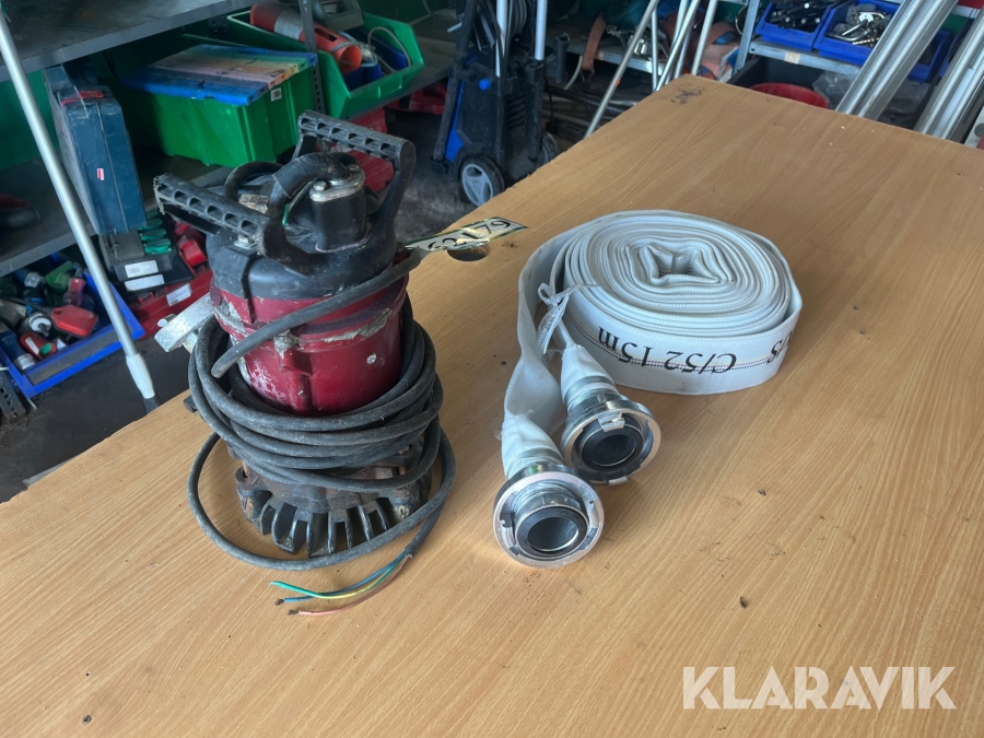 Pumpe SPT 400R/WS med 15m slange