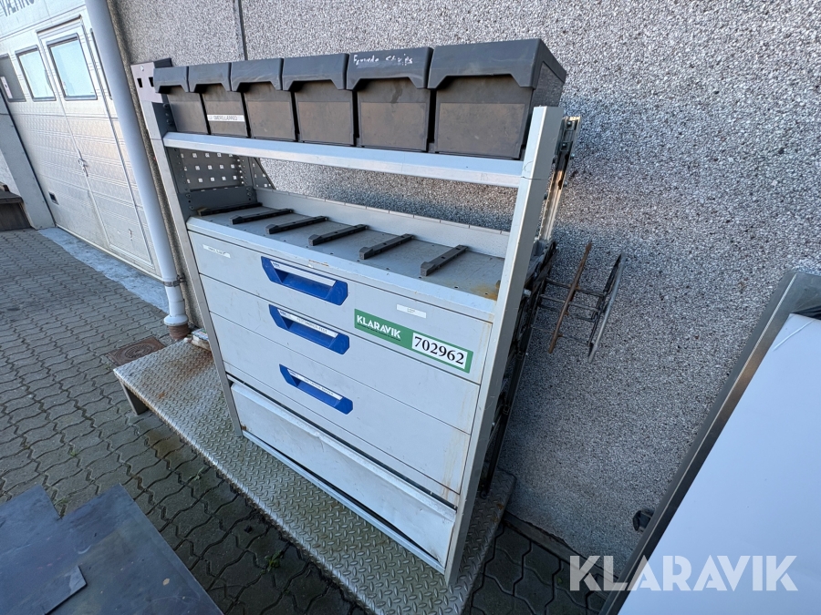 Værktøjsreol Sortimo, Greve, Klaravik auktioner