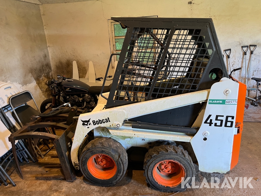 Bobcat 453 - grab, Pallegafler, skovl