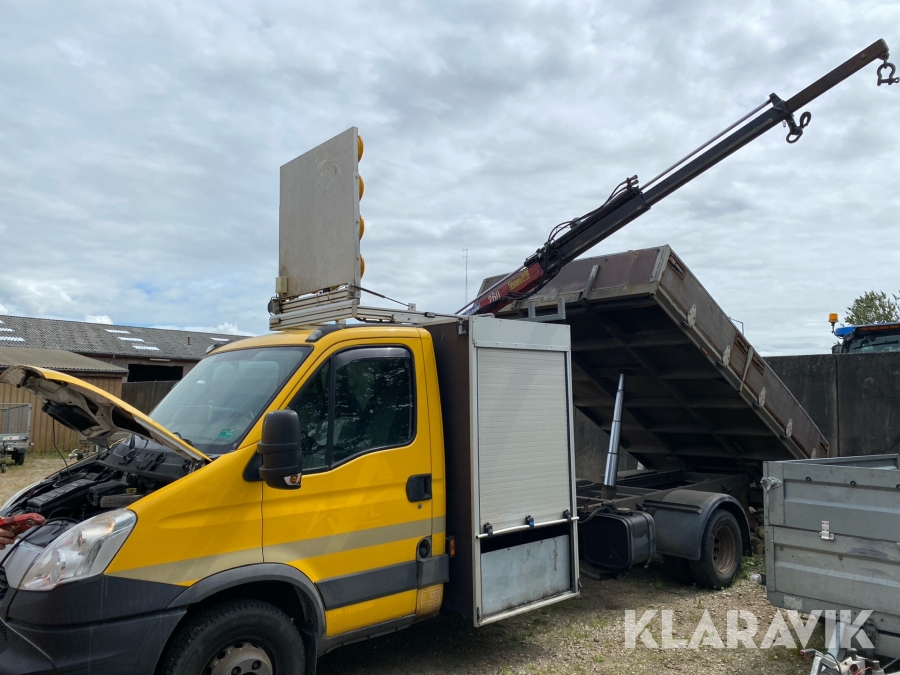 Ladbil med tip / Kran Iverco Daily 70C17 EEV