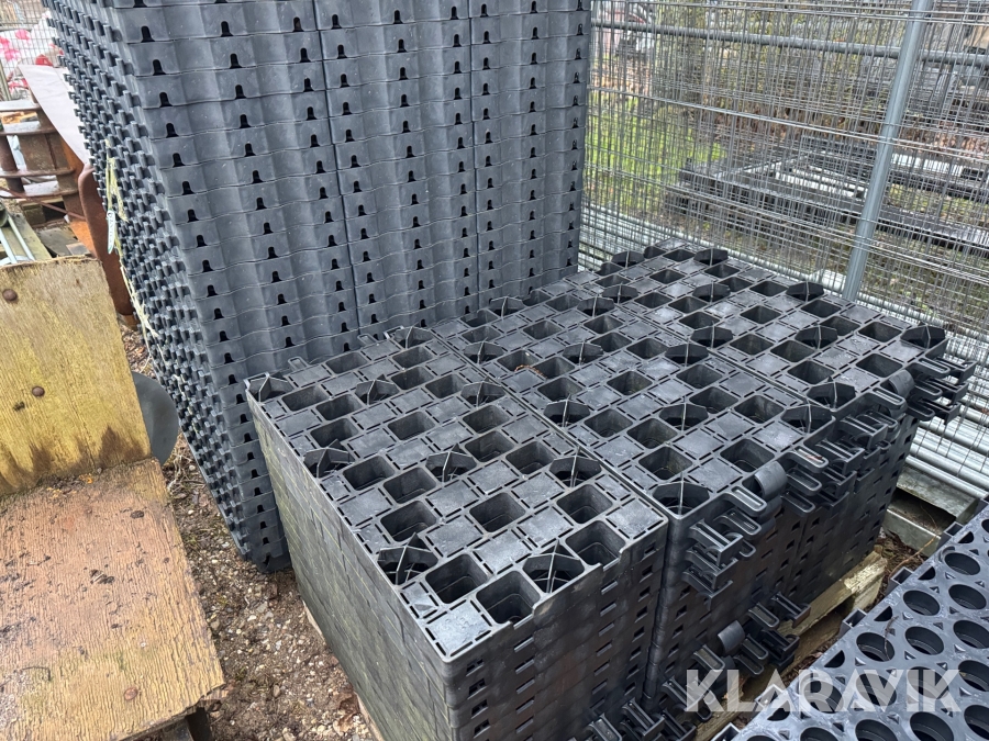 Græsarmeringssten Plast sort