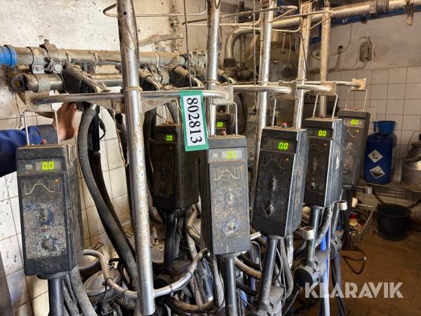 Malkemaskine med aftager Alfa laval Milkmaster 8 styk