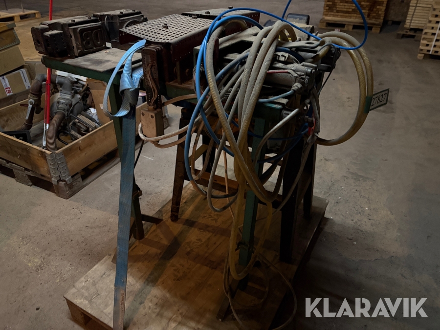 Brændemaskine og metal båndsav