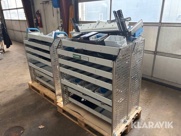 Reolsystem Sortimo 4 styk