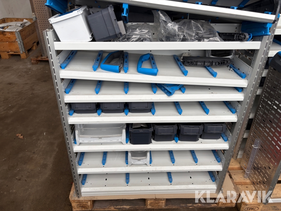 Reolsystem Sortimo, Aalborg, Klaravik auktioner