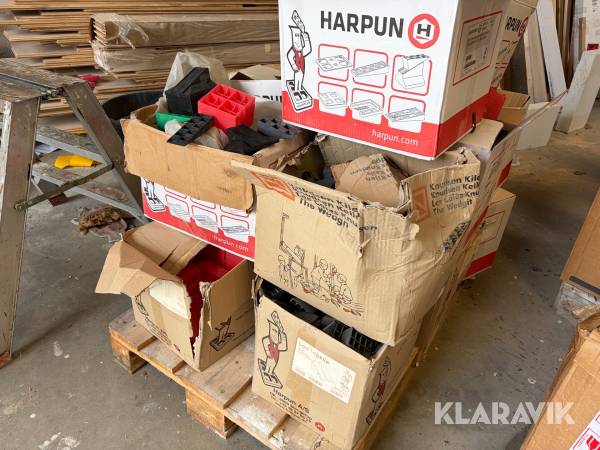 Opklodsningssystem Harpun universelt system stort parti med opklodsningskiler og bundklik