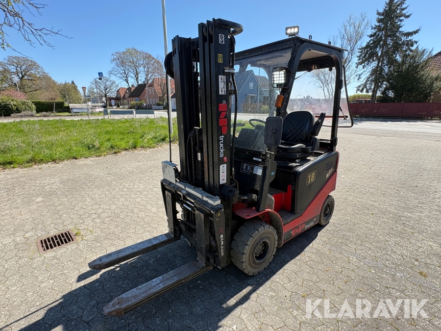 Elektrisk truck Hangcha CPD18J-C1 med udskydergaffel 