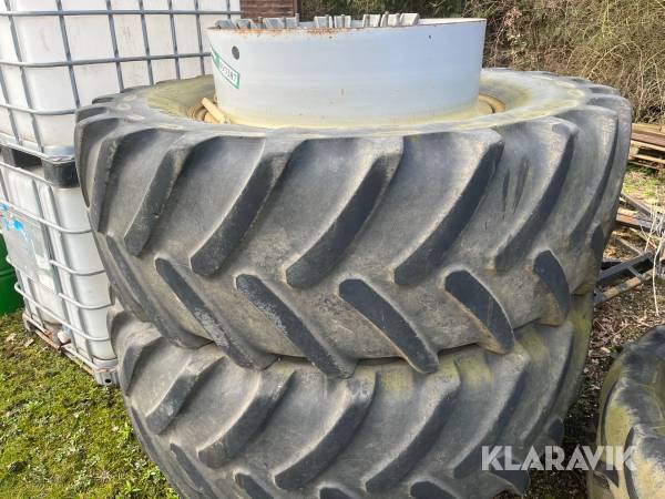 Tvillinghjul Michelin 650/65-42 - 2styk