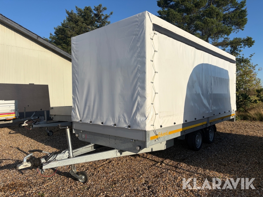 Trailer Eduard 5020 2700 kg med pressenings opbygning