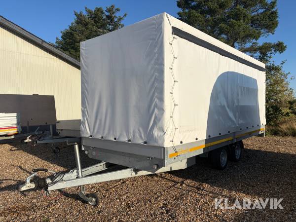 Trailer Eduard 5020 2700 kg med pressenings opbygning