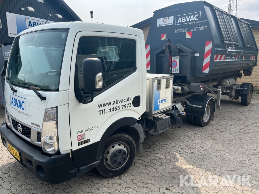 Sættevogn / lille kørekort Nissan NT400 Doggie container system