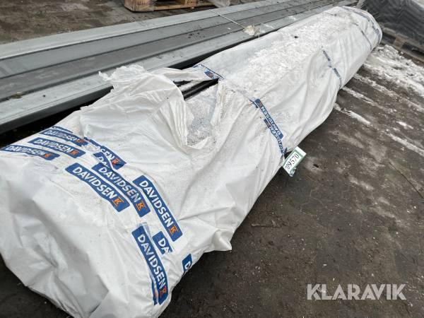 Beklædning Iwarson/Swisspearl 360cm med lister sort