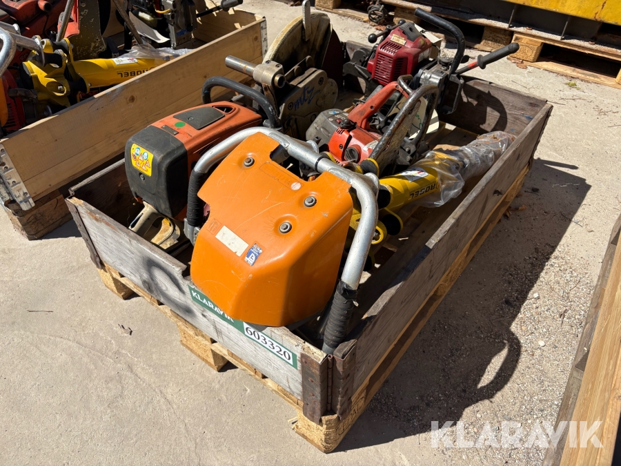 Lot Svingstopper, Kapsav, Skinneskruemaskine, Skinneboremaskine ,