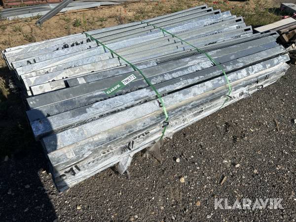 Hegnsstolper Kirkedal Galvaniseret 20 styk, hjørner