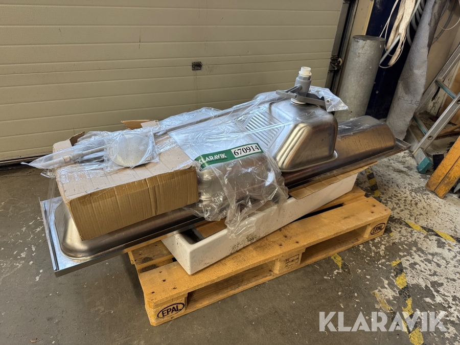 Rustfri stål vaske udendørs